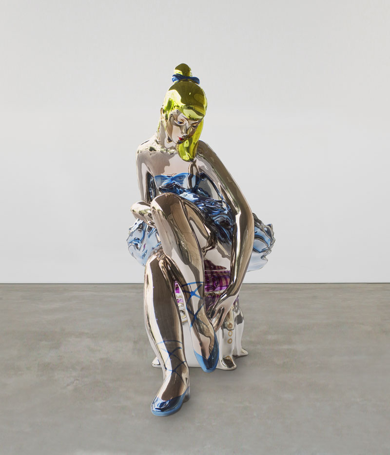 Seated Ballerina (2010–15), Jeff Koons. © Jeff Koons - Courtesy of the artist and Almine Rech Gallery. Photo: Consultatio Real Estate
