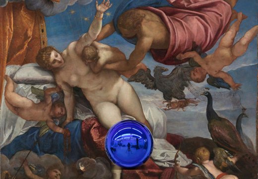 Gazing Ball (Tintoretto The Origin of the Milky Way) (2016), Jeff Koons.