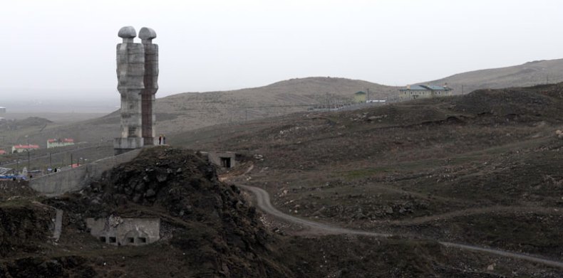 Monument to Humanity by Mehmet Akyol, drew scorn from Erdoğan (then Turkey's prime minister) in 2011, and was ultimately demolished.