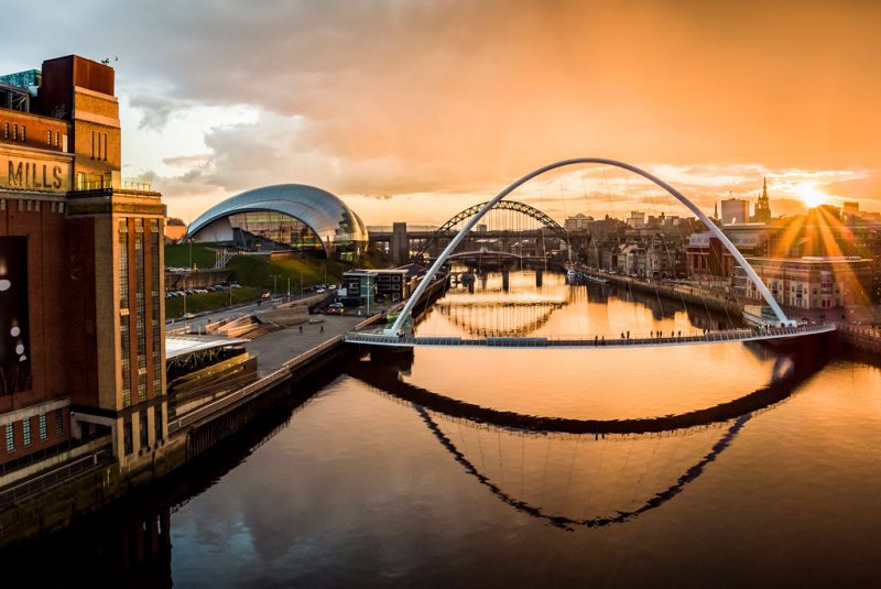 Newcastle and Gateshead Quayside, one of the key sites for the planned 'Great Exhibition of the North'.