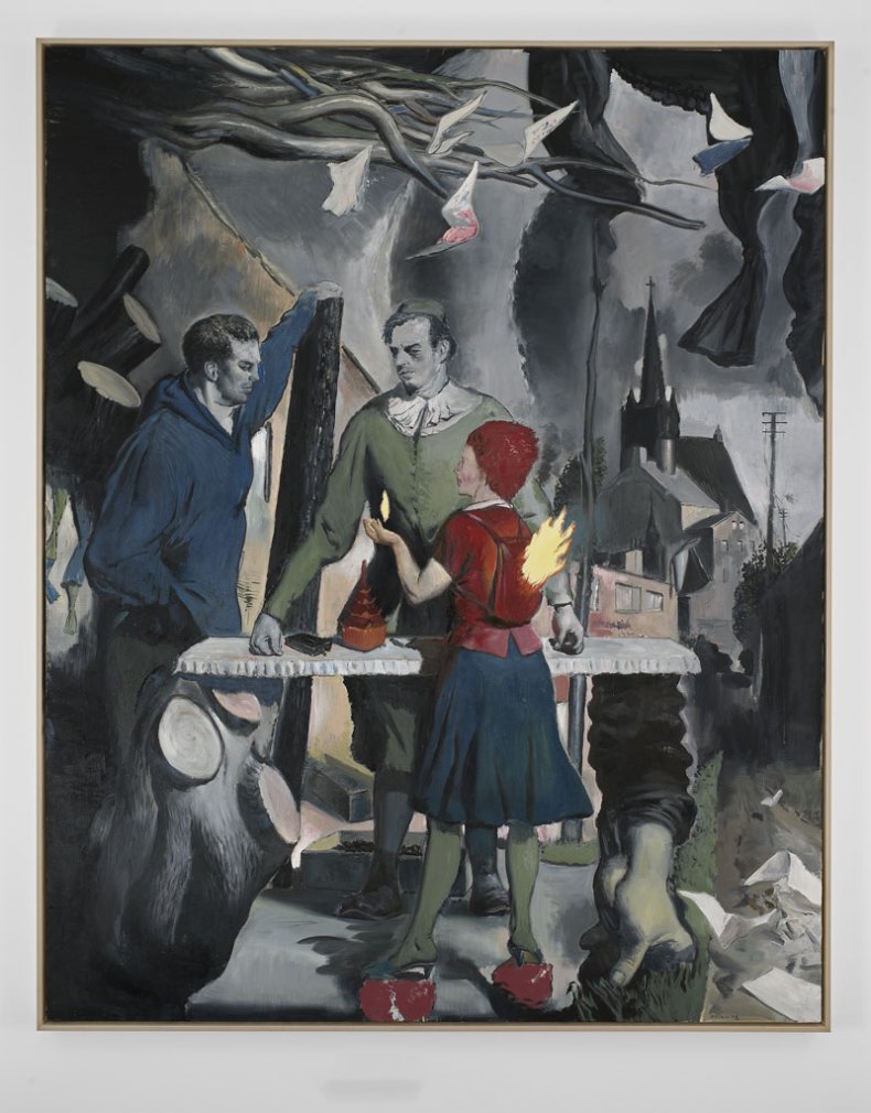 Das Angebot (2016), Neo Rauch. Courtesy David Zwirner, New York/London