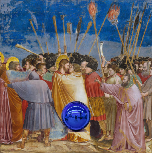 Gazing Ball (Giotto the Kiss of Judas) (2016), Jeff Koons. © Jeff Koons - Courtesy of the artist and Almine Rech Gallery