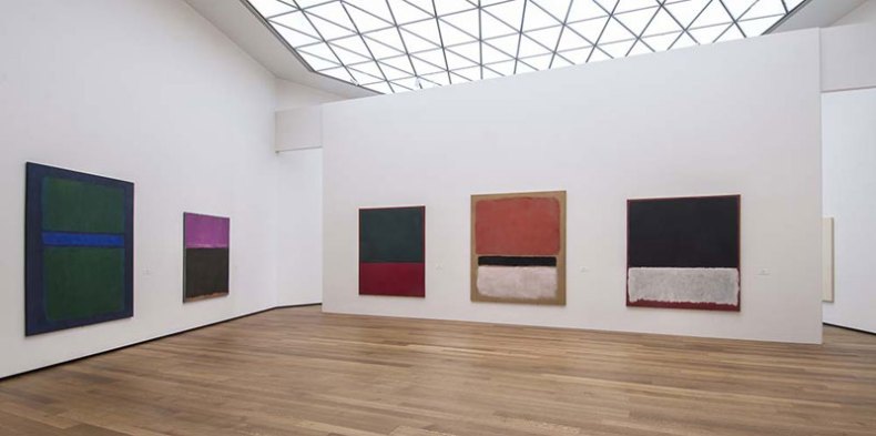 Installation view of a few works from the NGA’s collection of Mark Rothko, on view in the East Building, Tower 1 galleries. Photo: Rob Shelley © 2016 Board of Trustees, National Gallery of Art, Washington