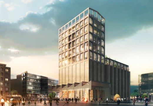 Rendering of the Zeitz Museum of Contemporary African Art (Zeitz MOCAA), Cape Town, which is scheduled to open in September 2017. Courtesy Heatherwick Studio