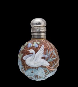 Cameo scent bottle from Thomas Webb & Sons