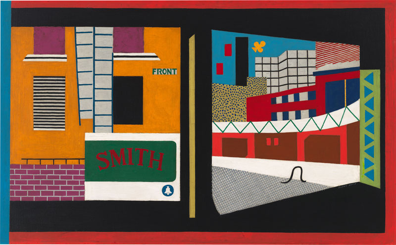 House and Street (1931), Stuart Davis. Whitney Museum of American Art, New York, Purchase. Art © Estate of Stuart Davis/Licensed by VAGA, New York, NY.