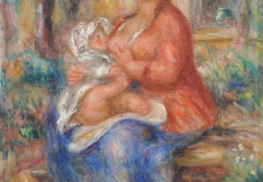 Aline Renoir Nursing her Baby (1915), Pierre-Auguste Renoir. Kunstmuseum Bern