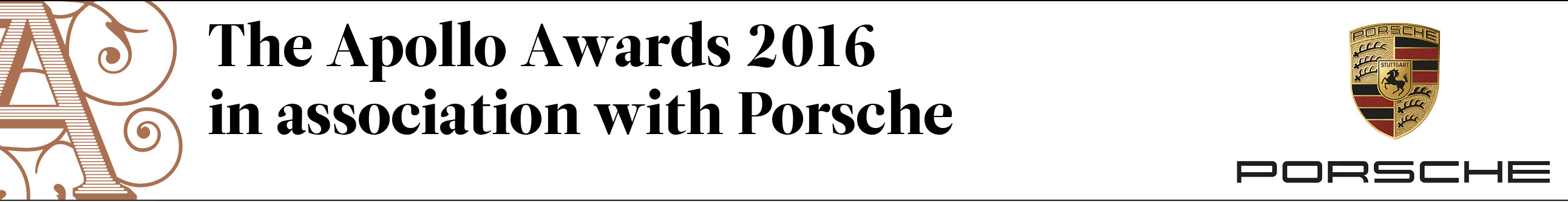The Apollo Awards 2016 in association with Porsche