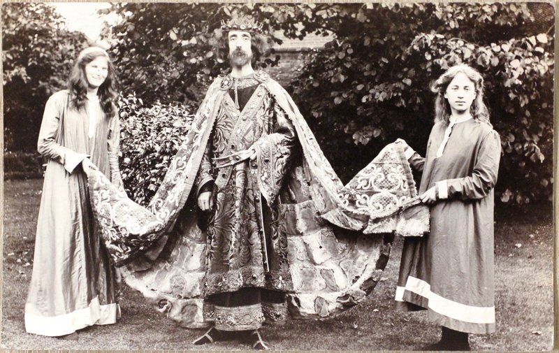 Horace Barker as King John (postcard),