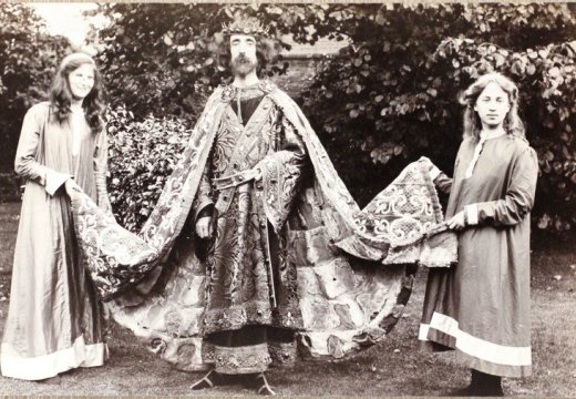 Horace Barker as King John (postcard),