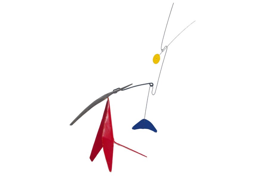 Blue Counterweight, Two Spines (1975), Alexander Calder