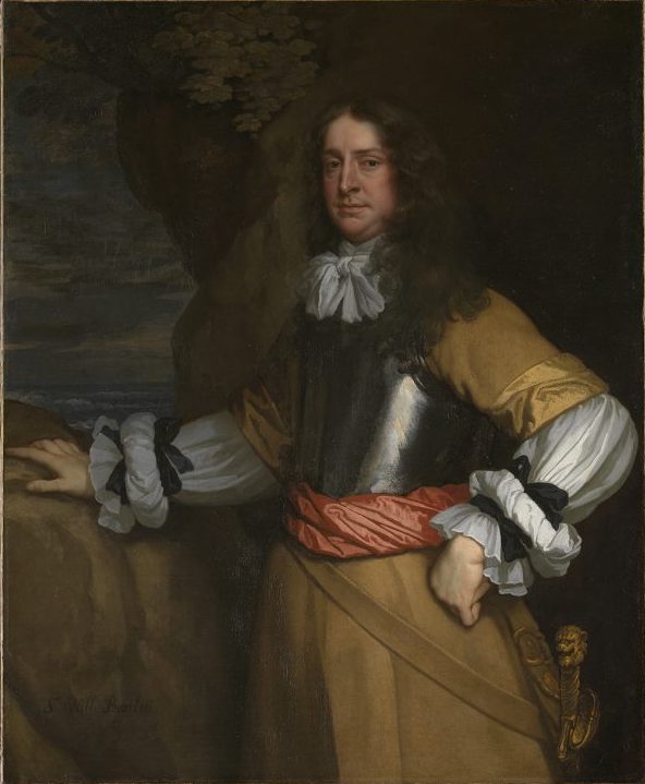 Flagmen of Lowestoft: Vice Admiral Sir William Berkeley (c. 1665–66), Sir Peter Lely. National Maritime Museum, Greenwich