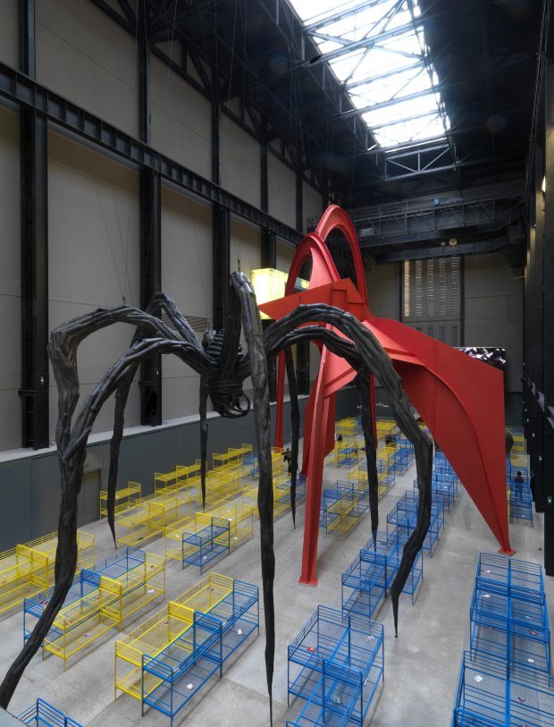 Installation view of Dominique Gonzalez-Foerster's TH. 2058 (2008–09), in the Turbine Hall, Tate Modern.