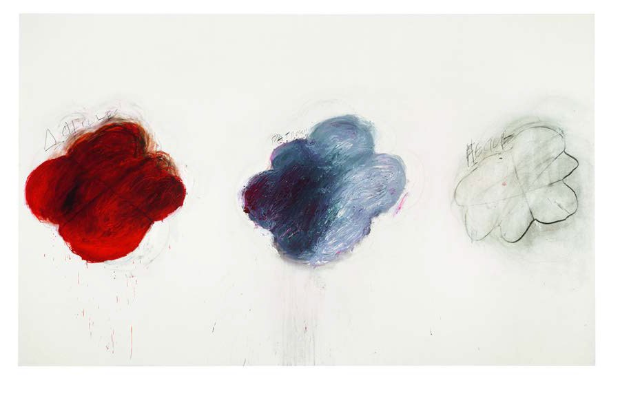 Fifty Days at Iliam Shades of Achilles, Patroclus and Hector (1978), Cy Twombly © Courtesy of Philadelphia Museum of Art, Philadelphia