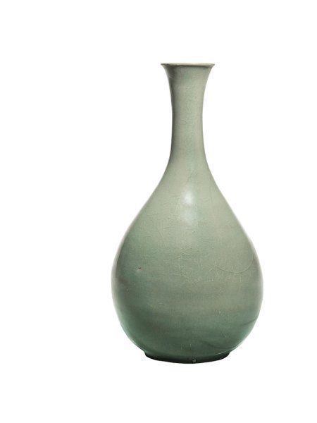 Bottle vase (12th century; Korean, Goryeo dynasty 918–1392). Sotheby’s Hong Kong, HK$1.6m