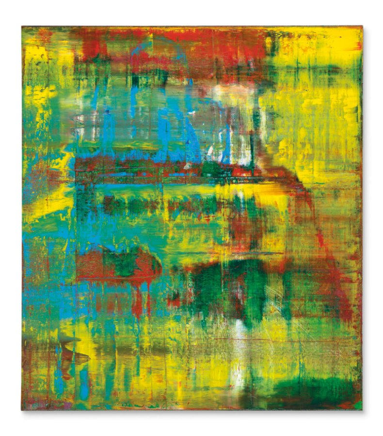 Abstraktes Bild (1994), Gerhard Richter. Courtesy Christie's New York