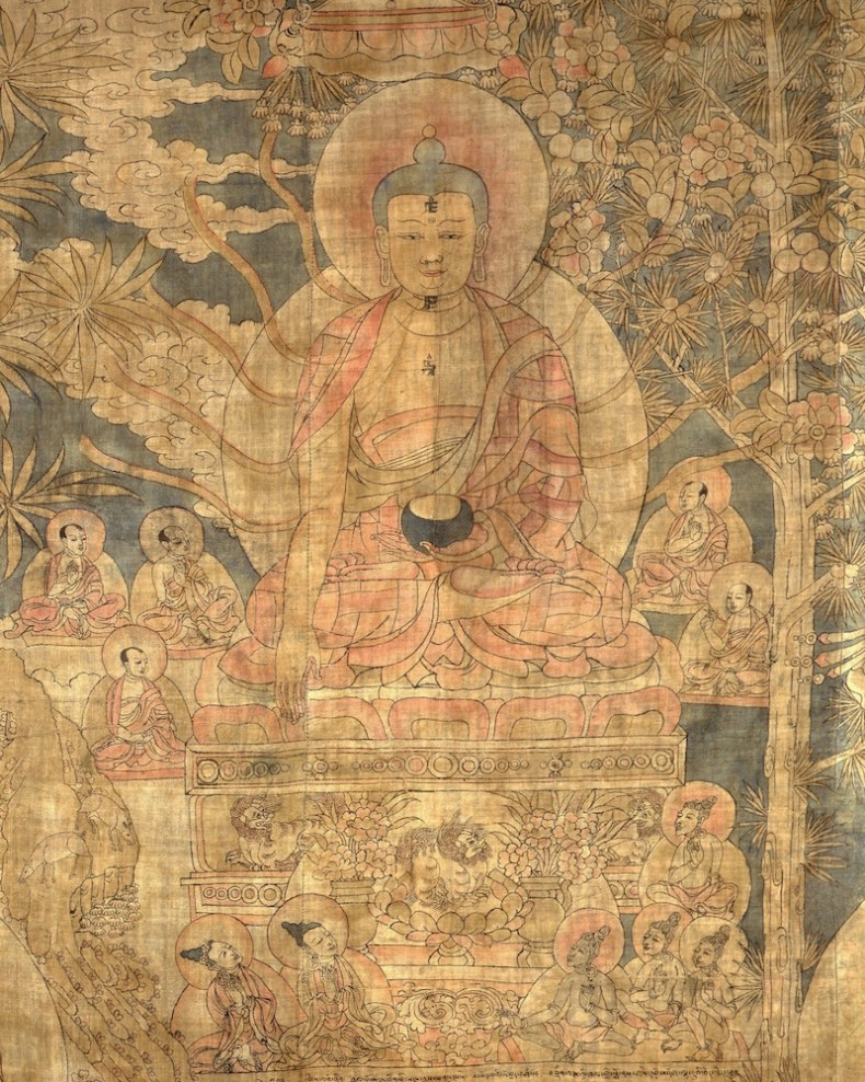 (detail; 14th century), Eastern Tibet.