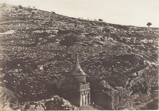 Jerusalem, Valley of Jehoshaphat, Northwest Side, 1 (1854), Auguste Salzmann.