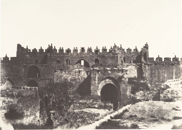 Jerusalem, Damascus Gate, Interior (1854), Auguste Salzmann