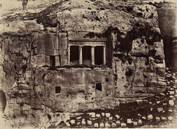 Jerusalem, Valley of Jehoshaphat, Tomb of Saint James (1854), Auguste Salzmann.