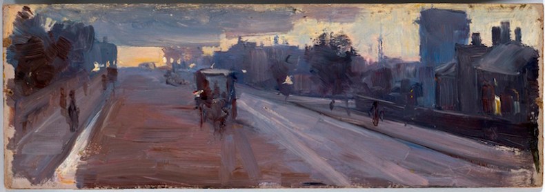 Hoddle St., 10 p.m. (1889), Arthur Streeton. National Gallery of Australia, Canberra