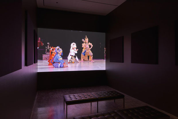 Installation view of 'The Rama Epic: Hero, Heroine, Ally, Foe' at the Asian Art Museum, San Francisco.