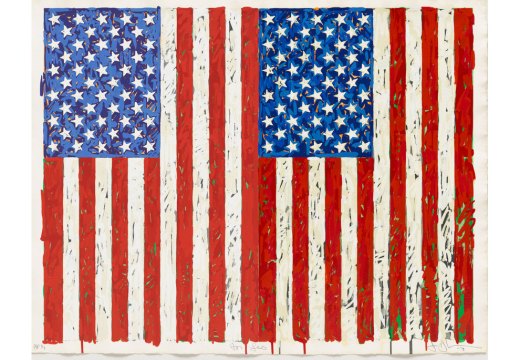 Flags I, (1973), Jasper Johns.