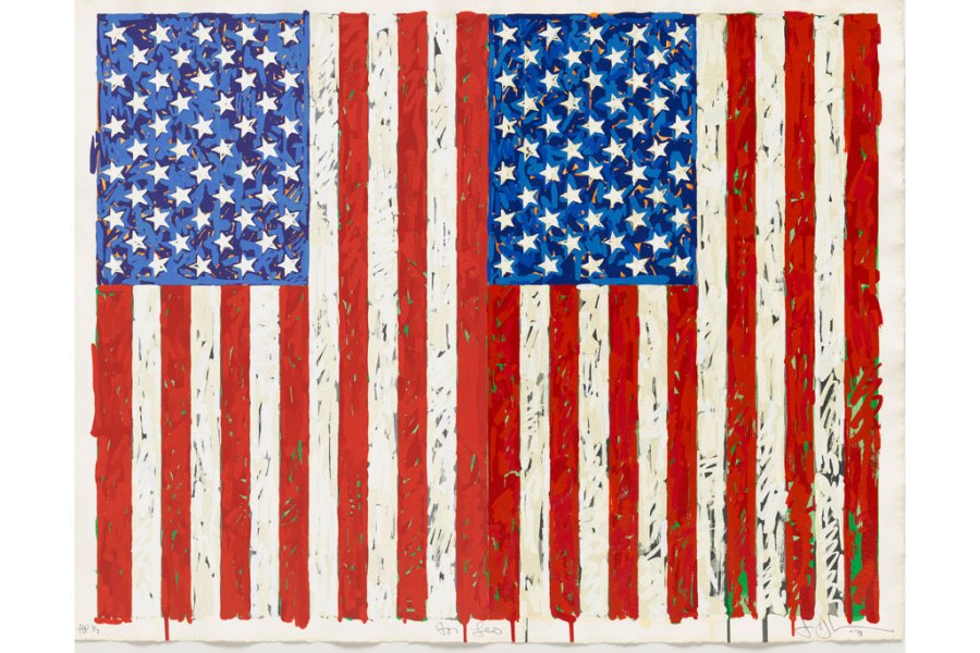 Flags I, (1973), Jasper Johns.