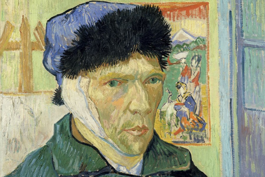 Self-Portrait with Bandaged Ear, 1889, Vincent van Gogh