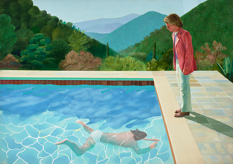 Portrait of an Artist (Pool with Two Figures) (1971), David Hockney.