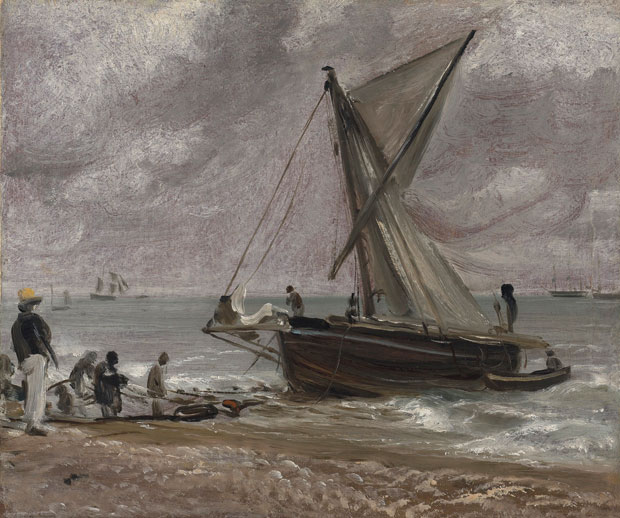 Beaching a Boat, Brighton (1824), John Constable. Christie’s London (£500,000–£800,000)