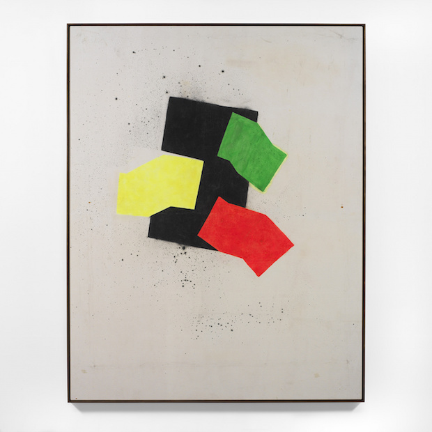 Red, Green and Yellow, (1967), John Latham.