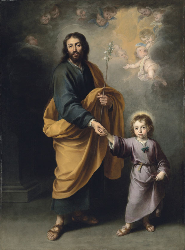 St Joseph and the Christ Child (c. 1655–60), Bartolomé Esteban Murillo. Christie’s London (£3m–£5m)