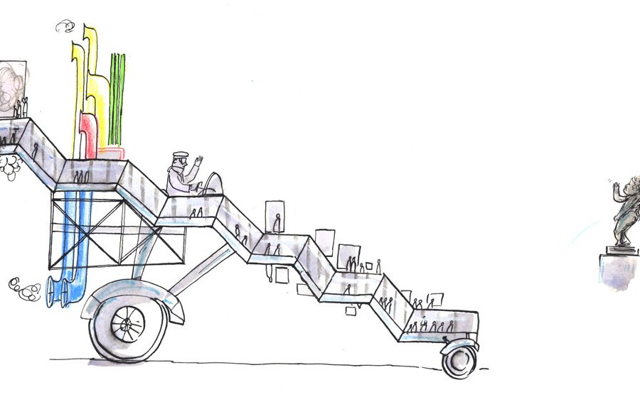 Does Brussels need the Pompidou? Illustration by Graham Roumieu/Dutch Uncle