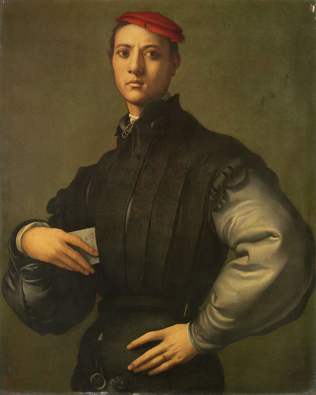 Portrait of a Young Man in a Red Cap (1530), Pontormo