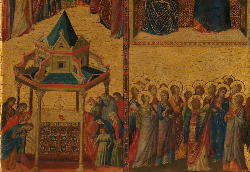 Scenes from the Lives of the Virgin and other Saints, (c. 1300-05), Giovanni da Rimini.