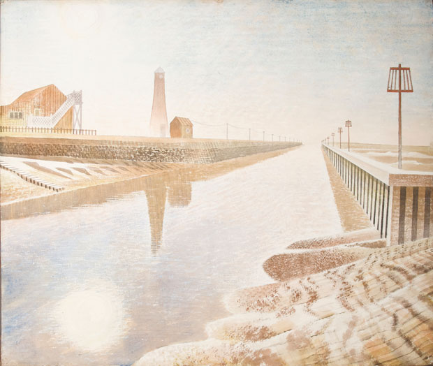 Rye Harbour, (1938), Eric Ravilious