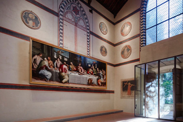 Giorgio Vasari's 'Last Supper' back on display at Santa Croce, Florence. Photo: ZEPstudio/OPera di Santa Croce
