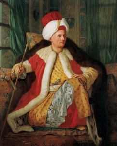 Portrait of Charles Gravier Count of Vergennes and French Ambassador, in Turkish Attire (second half of the 18th century), Antoine de Favray