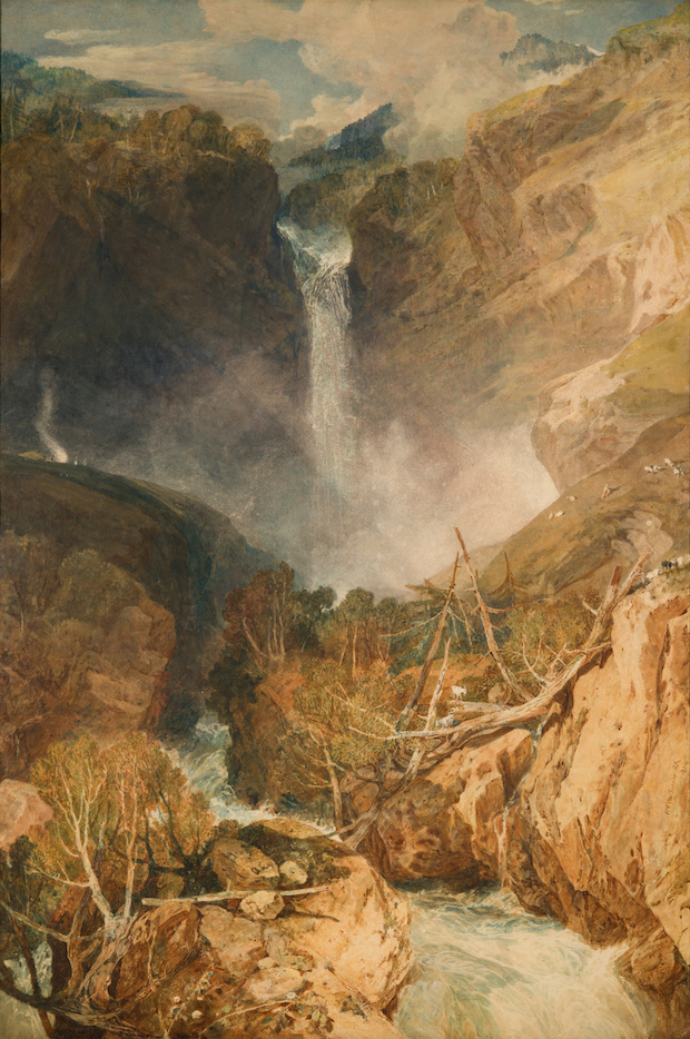 The Great Falls of the Reichenbach, (1804), J.M.W Turner.