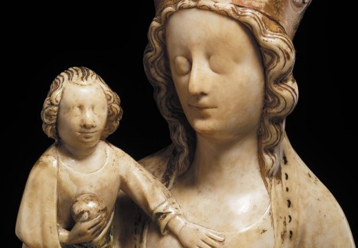 Alabaster Figure of the Virgin and Child, 14th Century. © The Trustees of the British Museum
