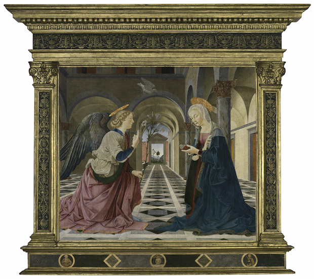 The Annunciation (c. 1487), Piermatteo d'Amelia. Courtesy of Isabella Stewart Gardner Museum, Boston