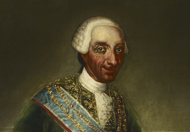 Charles III (detail; 1786–87), Francisco de Goya y Lucientes.