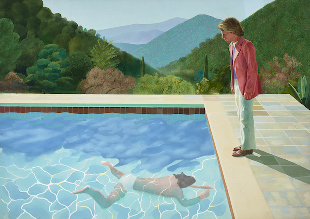Portrait of an Artist (Pool with Two Figures) (1972), David Hockney. © David Hockney / Photo Credit: Art Gallery of New South Wales / Jenni Carter