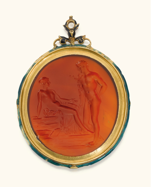 Gem with Aphrodite and Adonis (c.25 BC), Courtesy of the J. Paul Getty Museum