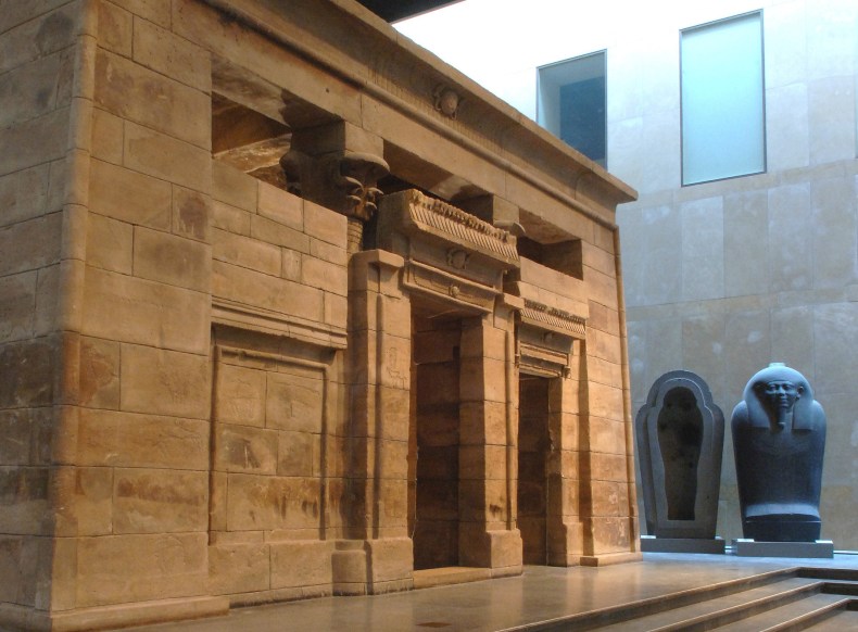 Temple of Taffeh, displayed in the entrance hall of the Dutch National Museum of Antiquities, Leiden.