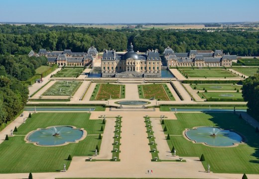 Vaux-le-Vicomte, designed for Nicolas Fouquet by the architect Louis Le Vau and the garden designer André Le Nôtre in the mid 17th century.