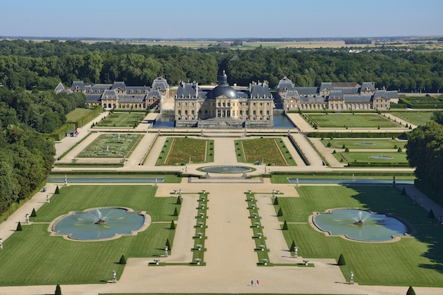 Vaux-le-Vicomte, designed for Nicolas Fouquet by the architect Louis Le Vau and the garden designer André Le Nôtre in the mid 17th century.