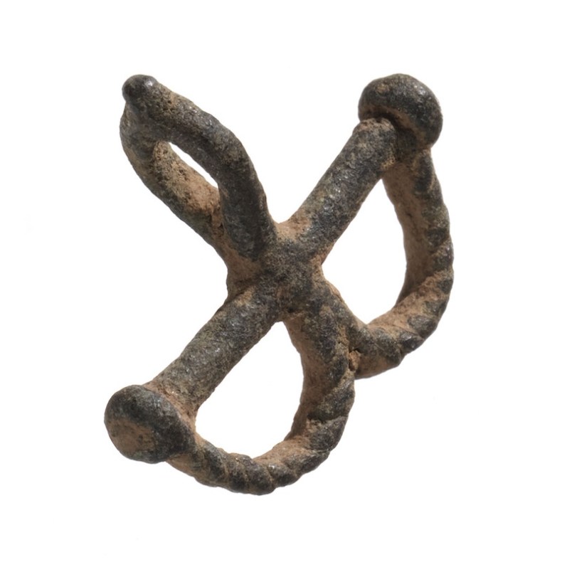 Amulet in the form of miniature shackles, 17th-18th century. National Museum of African American History and Culture, Washington D.C.