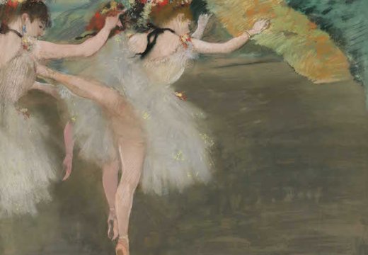 Danseuses en blanc (c. 1878), Edgar Degas. Courtesy Sotheby's